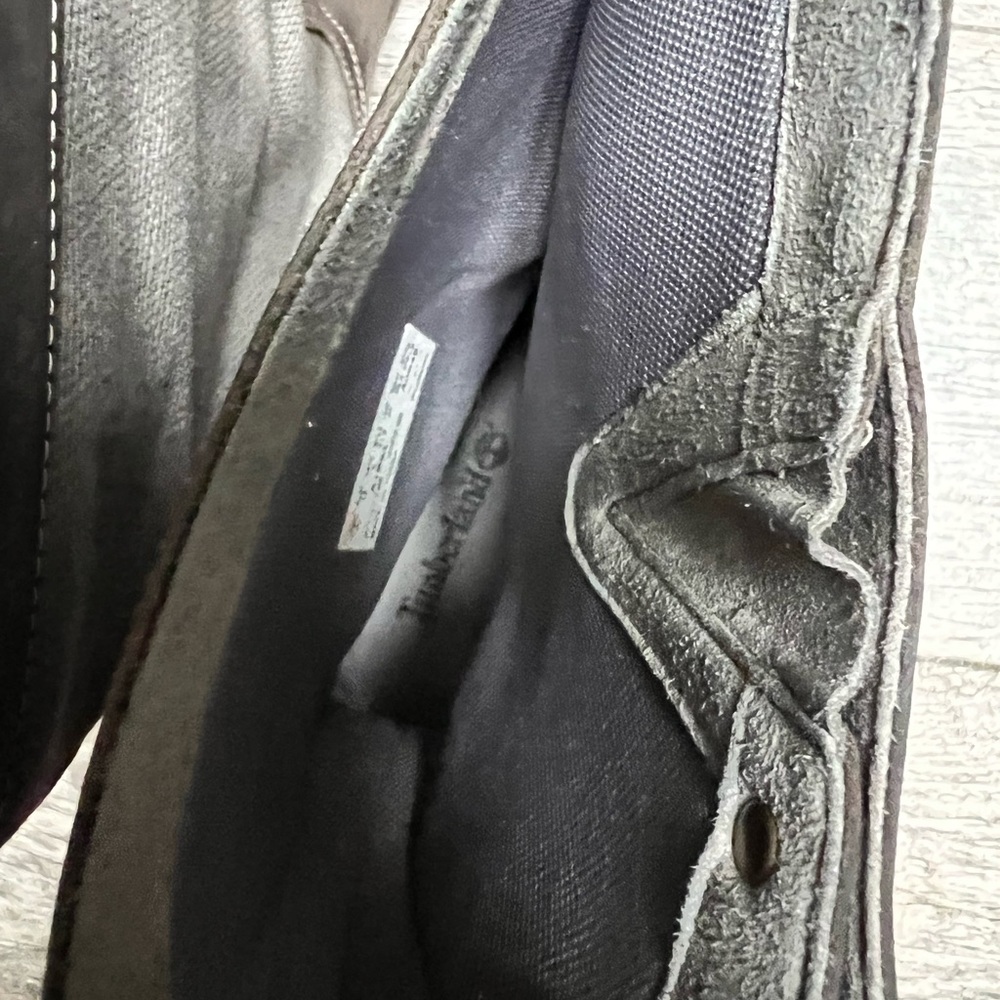 Timberland | canvas and leather boots - Picture 8 of 9